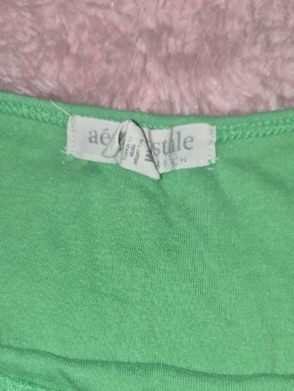 Aeropostale Green Lace-Trim Camisole Tank - Picture 2 of 3